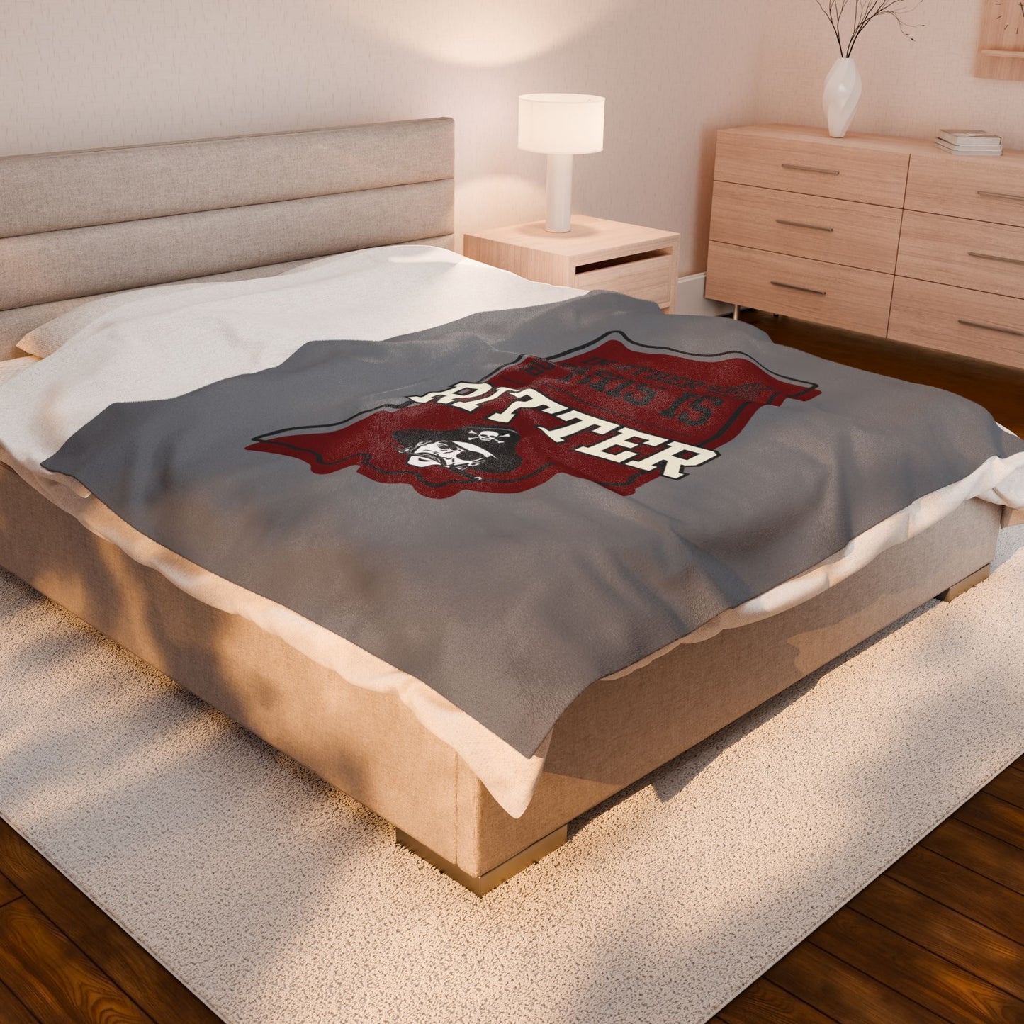Velveteen Plush Bleacher Blanket - Ritter Raiders