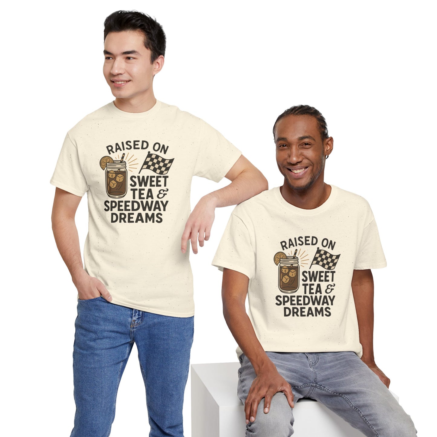Raised on Sweet Tea & Speedway Dreams Tee