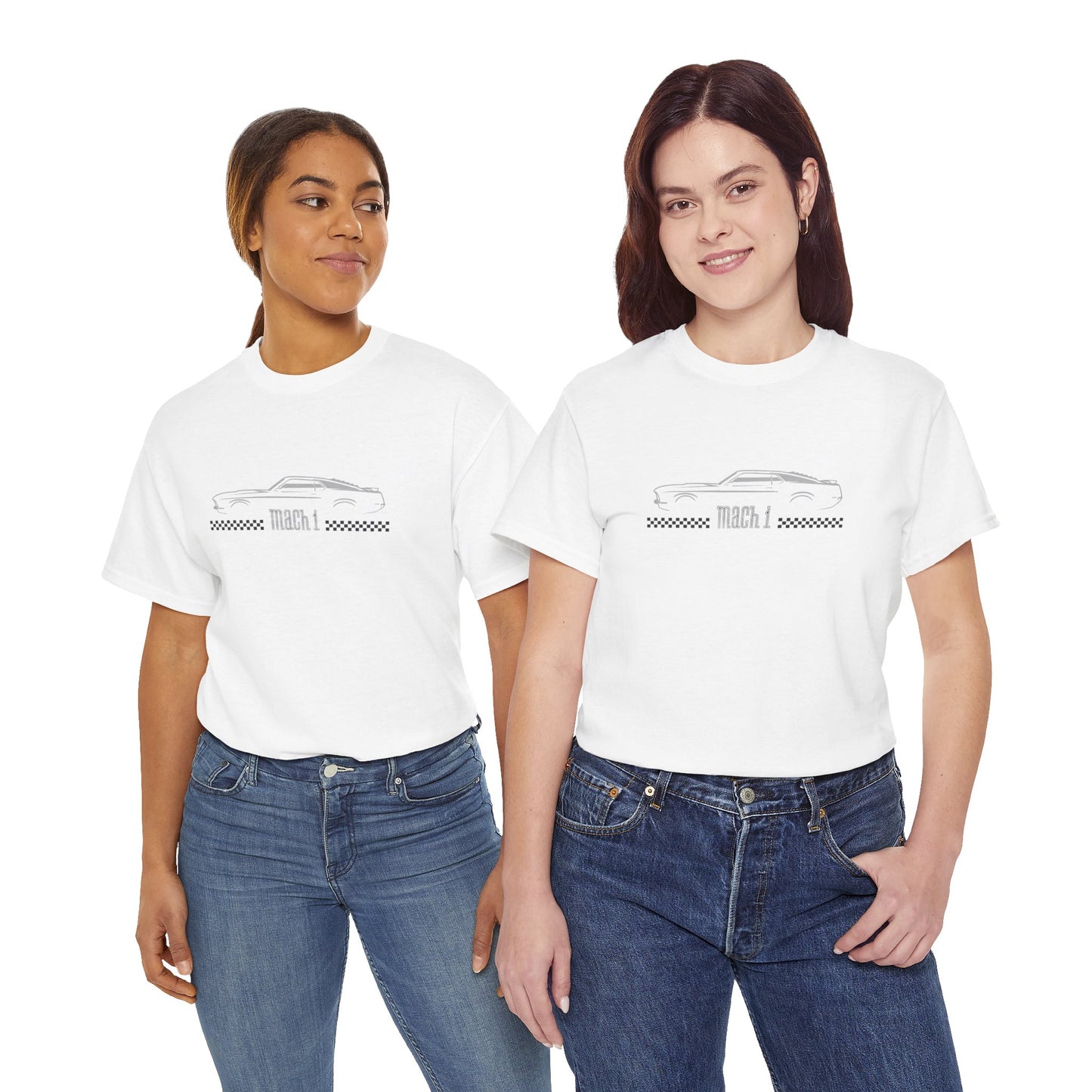 Adult Mustang Mach 1 tee — Vintage Muscle Car