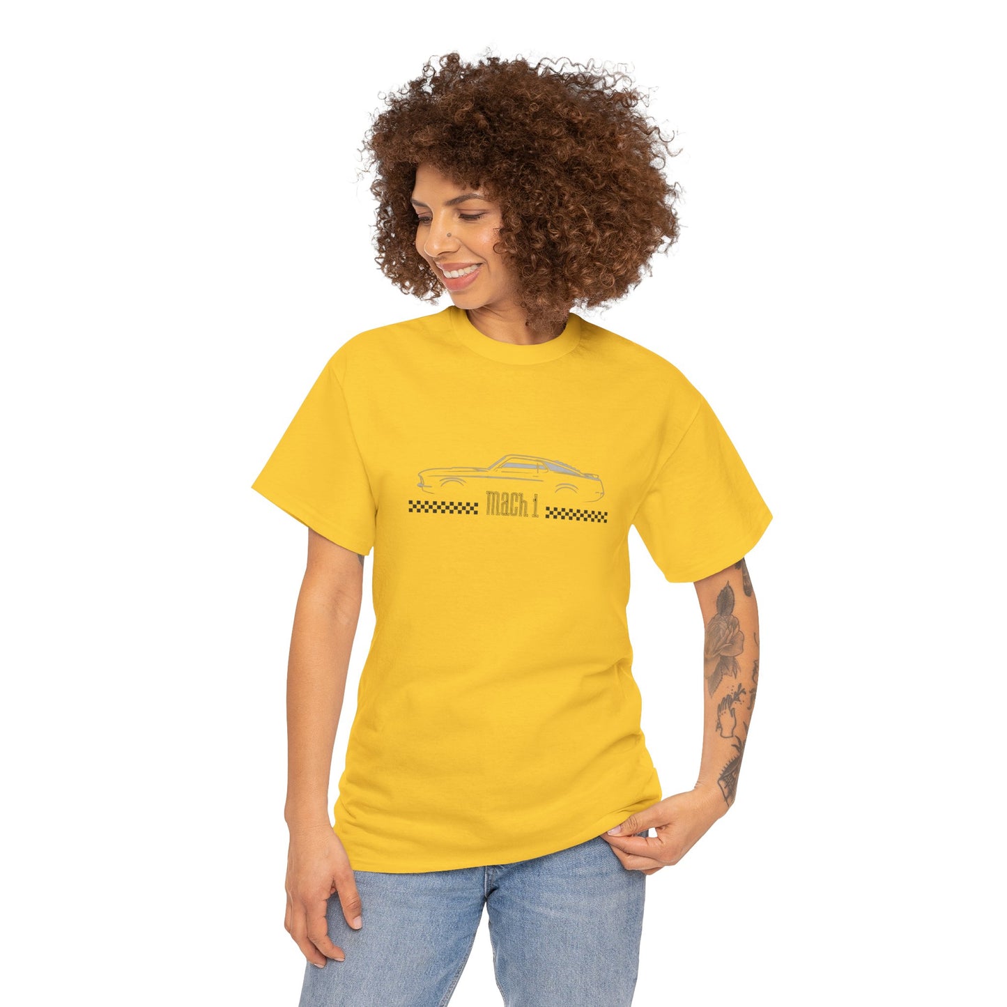 Adult Mustang Mach 1 tee — Vintage Muscle Car