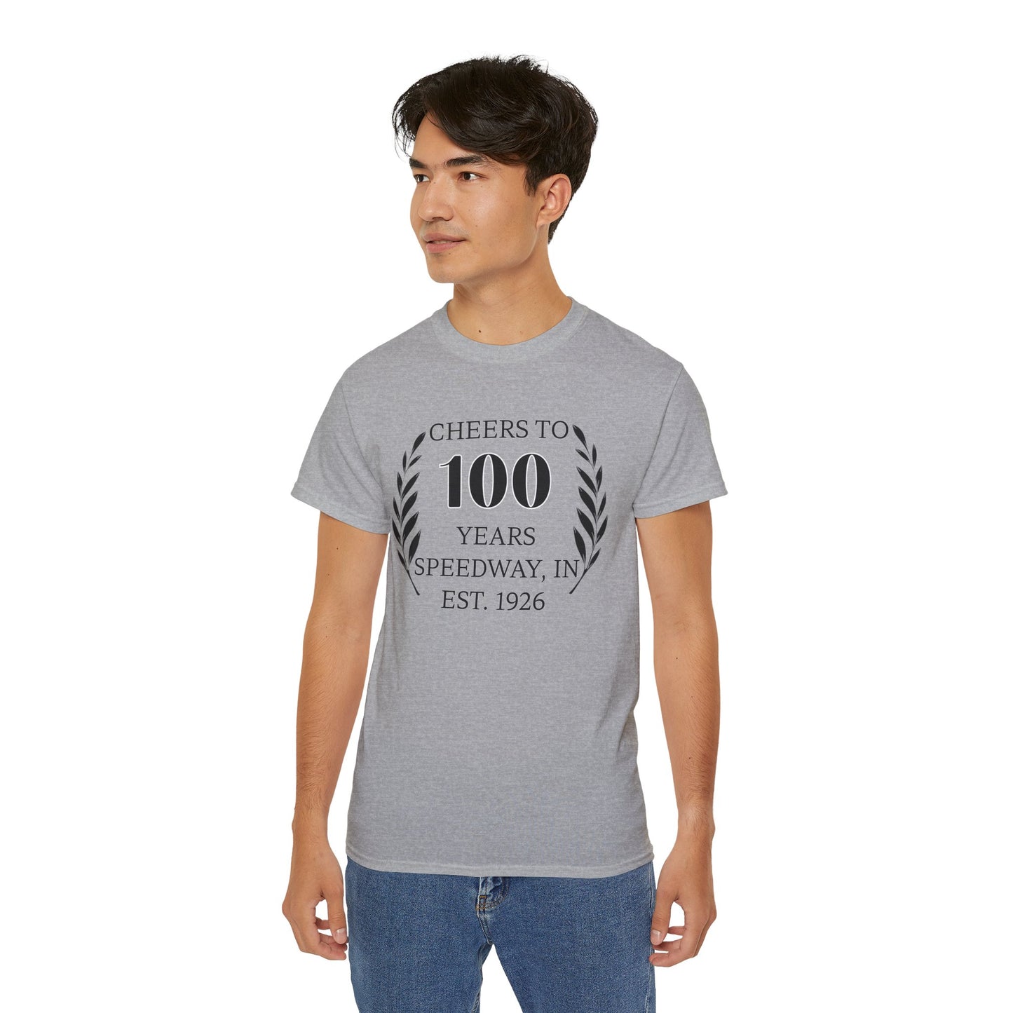 Adult 100th Anniversary - Speedway Cheers Tee
