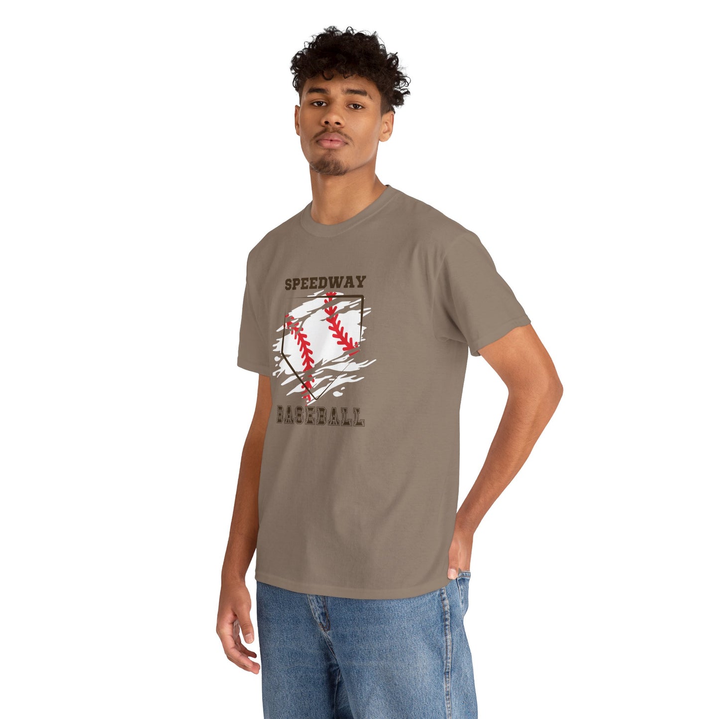 Speedway Baseball T-Shirt — Vintage Distressed Baseball