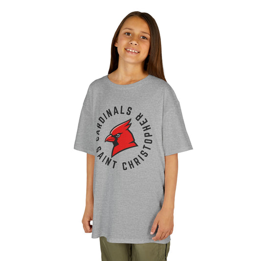Youth Saint Christopher Cardinals Logo Tee