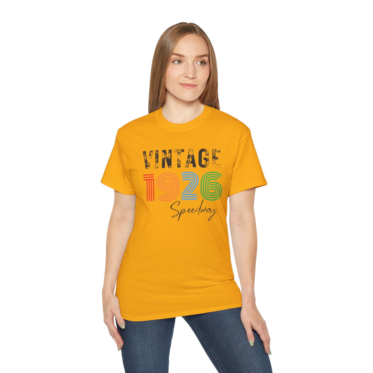 Adult 100th Anniversary - Speedway Vintage Tee
