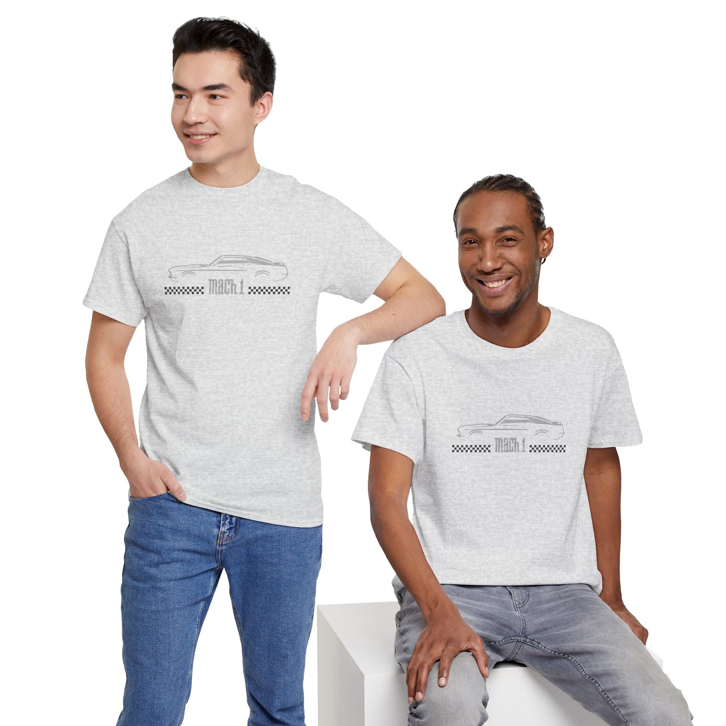 Adult Mustang Mach 1 tee — Vintage Muscle Car