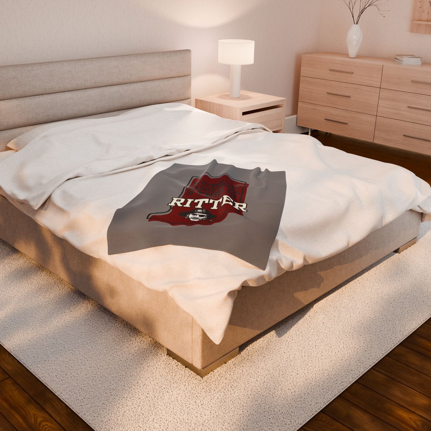 Velveteen Plush Bleacher Blanket - Ritter Raiders