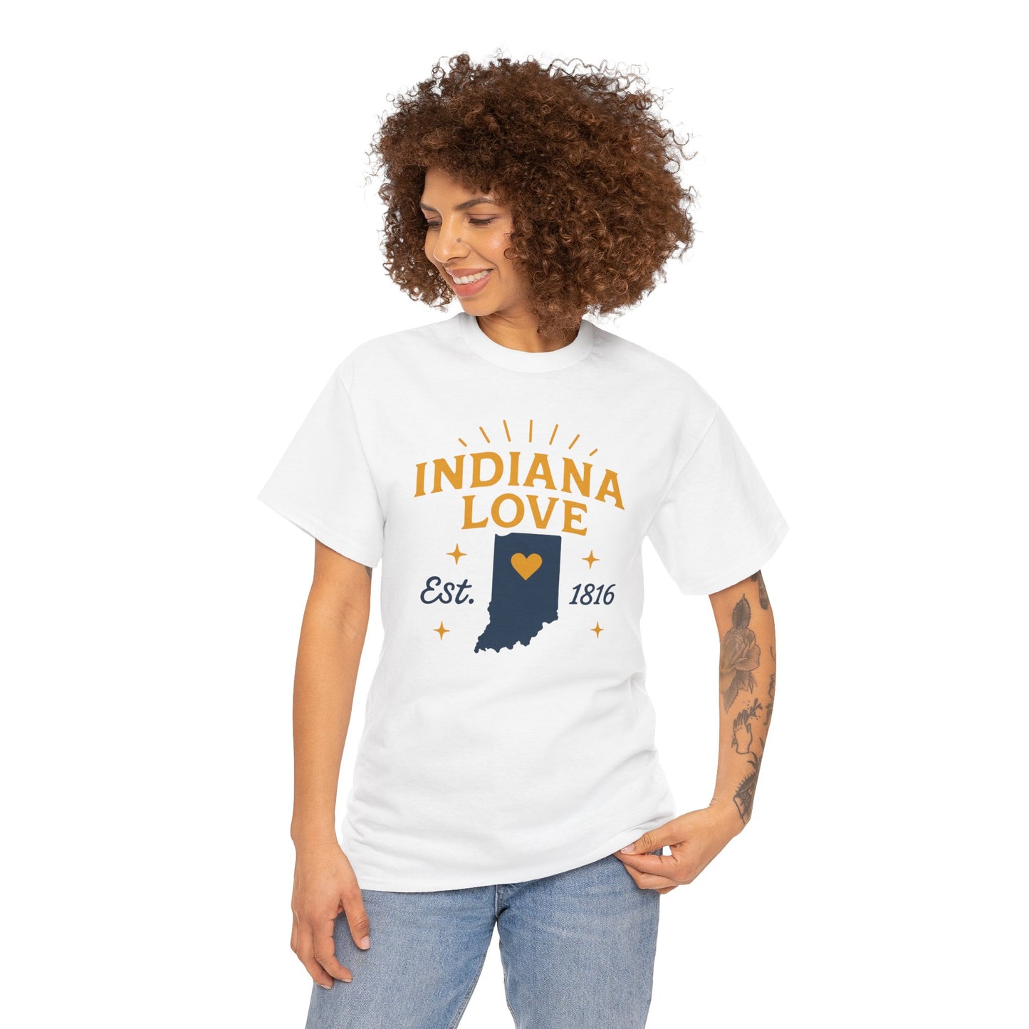 Indiana Love T-Shirt – Est. 1816 State Tee