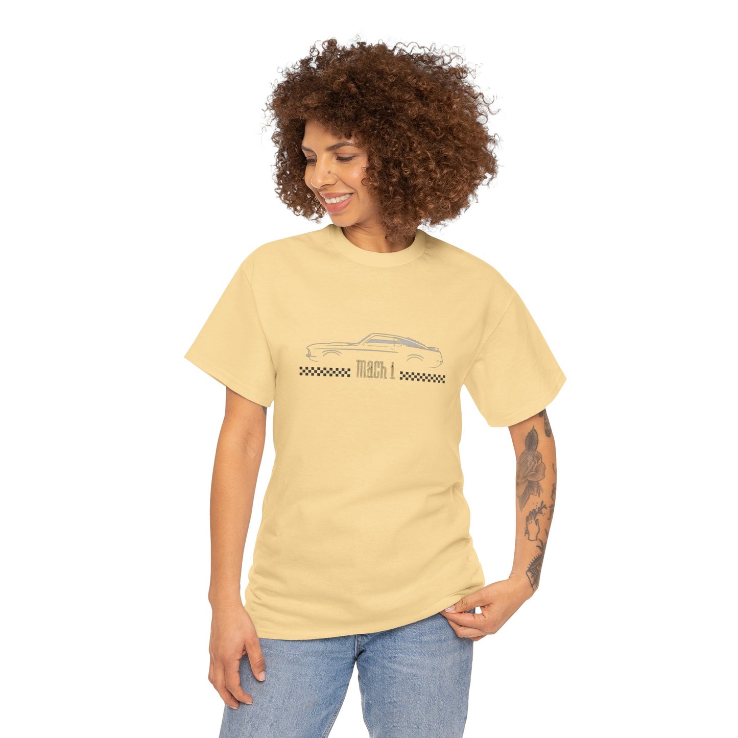 Adult Mustang Mach 1 tee — Vintage Muscle Car