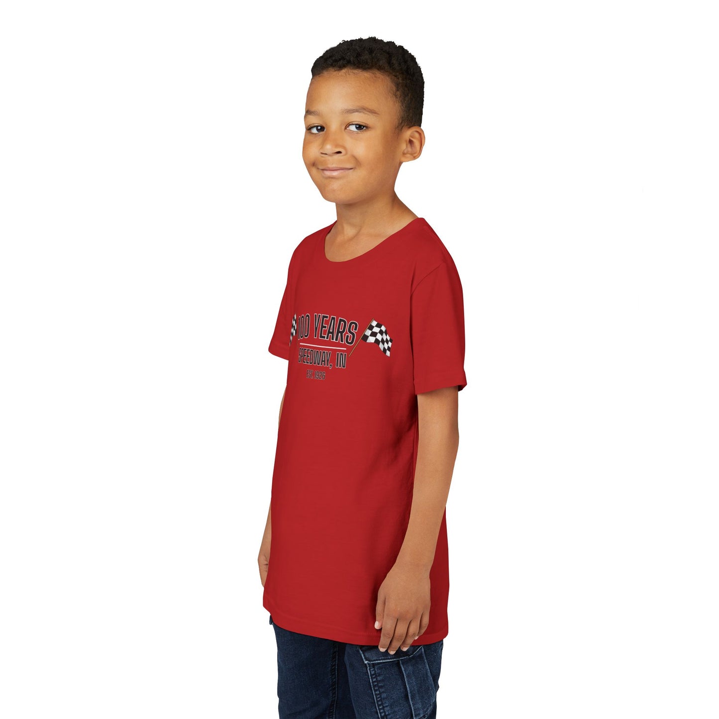 Youth 100th Anniversary - Speedway Flag Tee