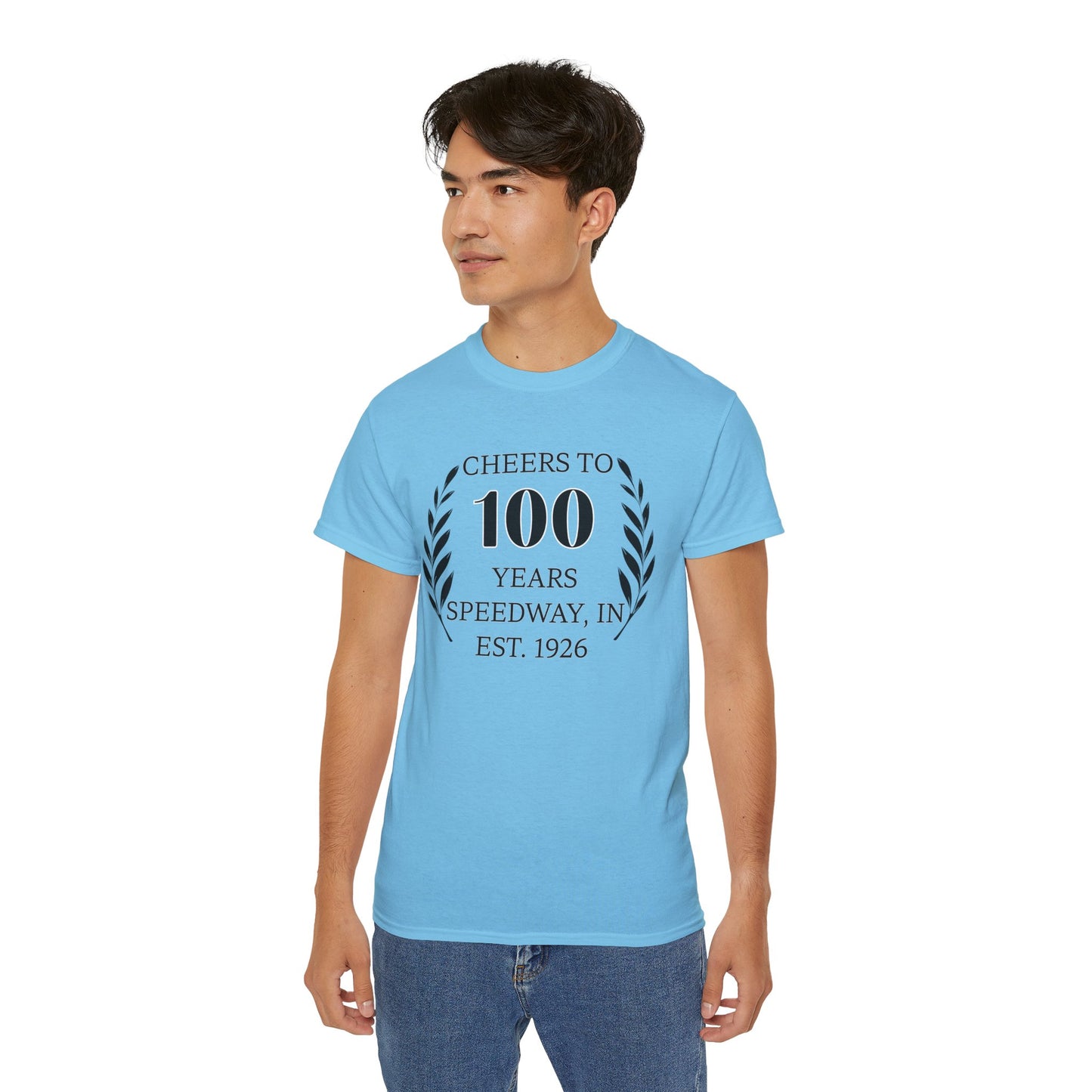 Adult 100th Anniversary - Speedway Cheers Tee