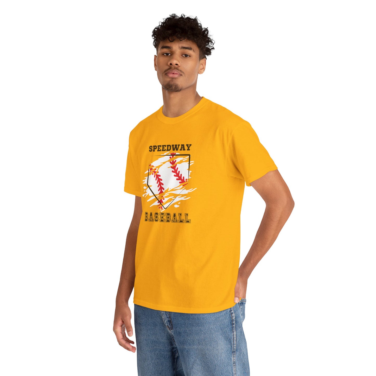 Speedway Baseball T-Shirt — Vintage Distressed Baseball