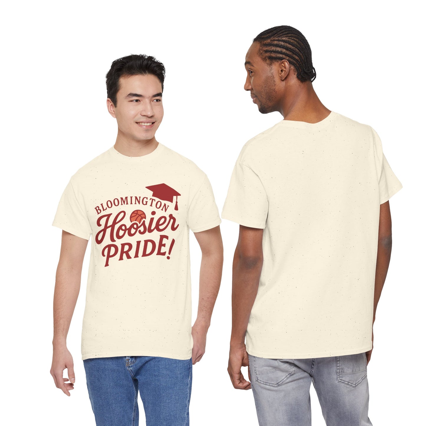 Bloomington Hoosier Pride T-Shirt — Graduation Cap College Tee
