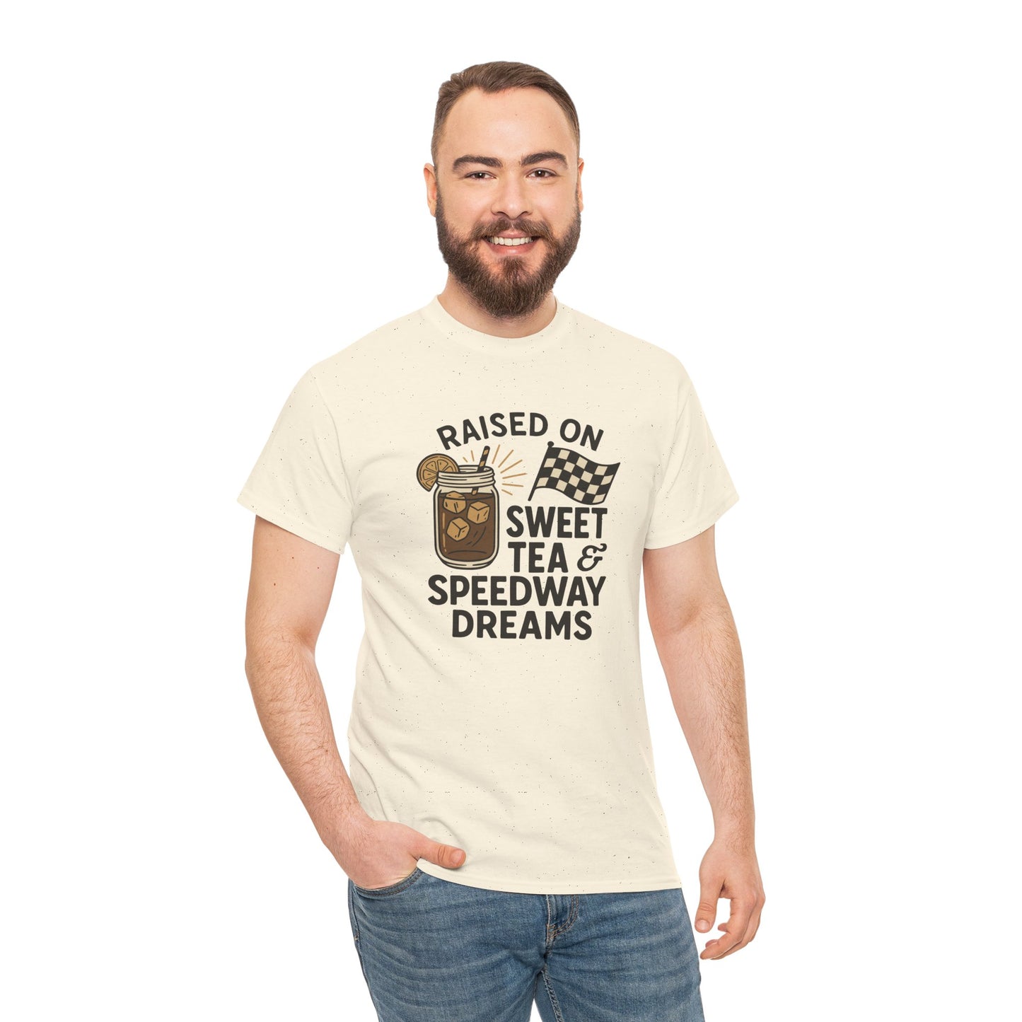 Raised on Sweet Tea & Speedway Dreams Tee