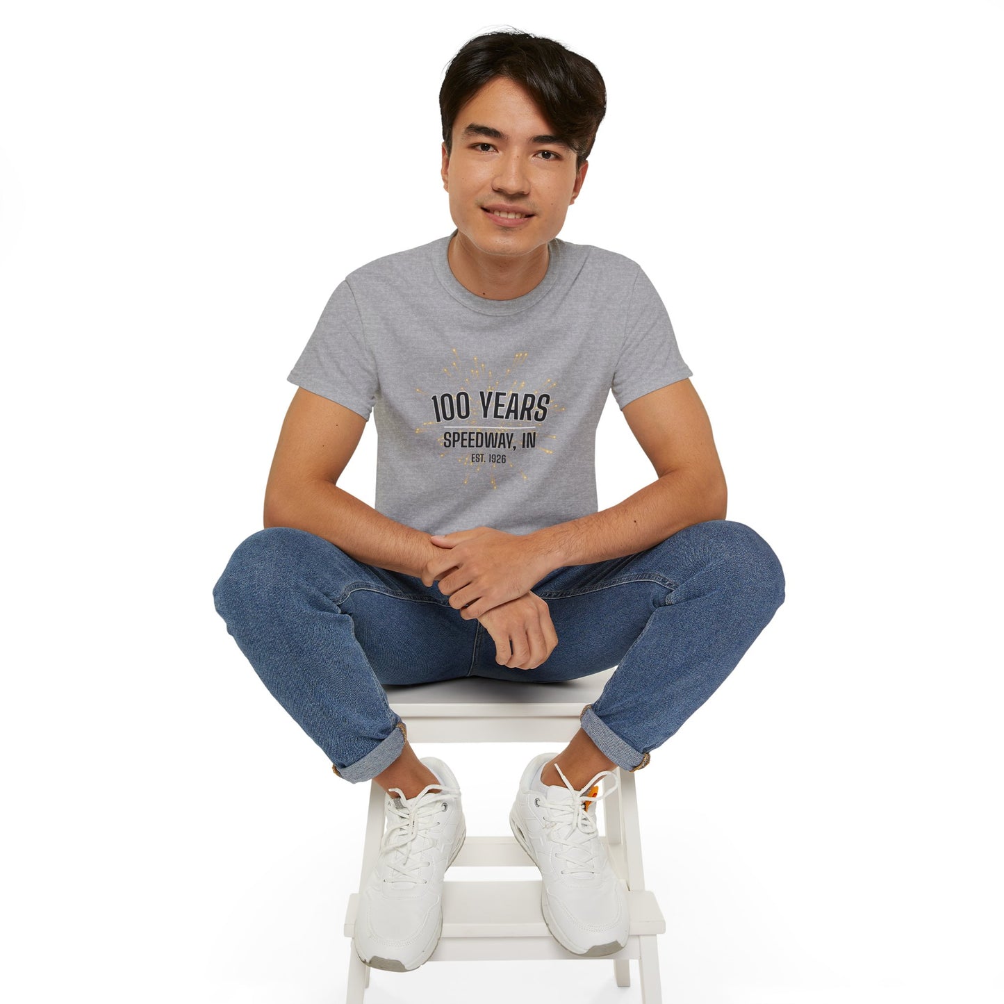 Adult 100th Anniversary - Speedway Firework Tee