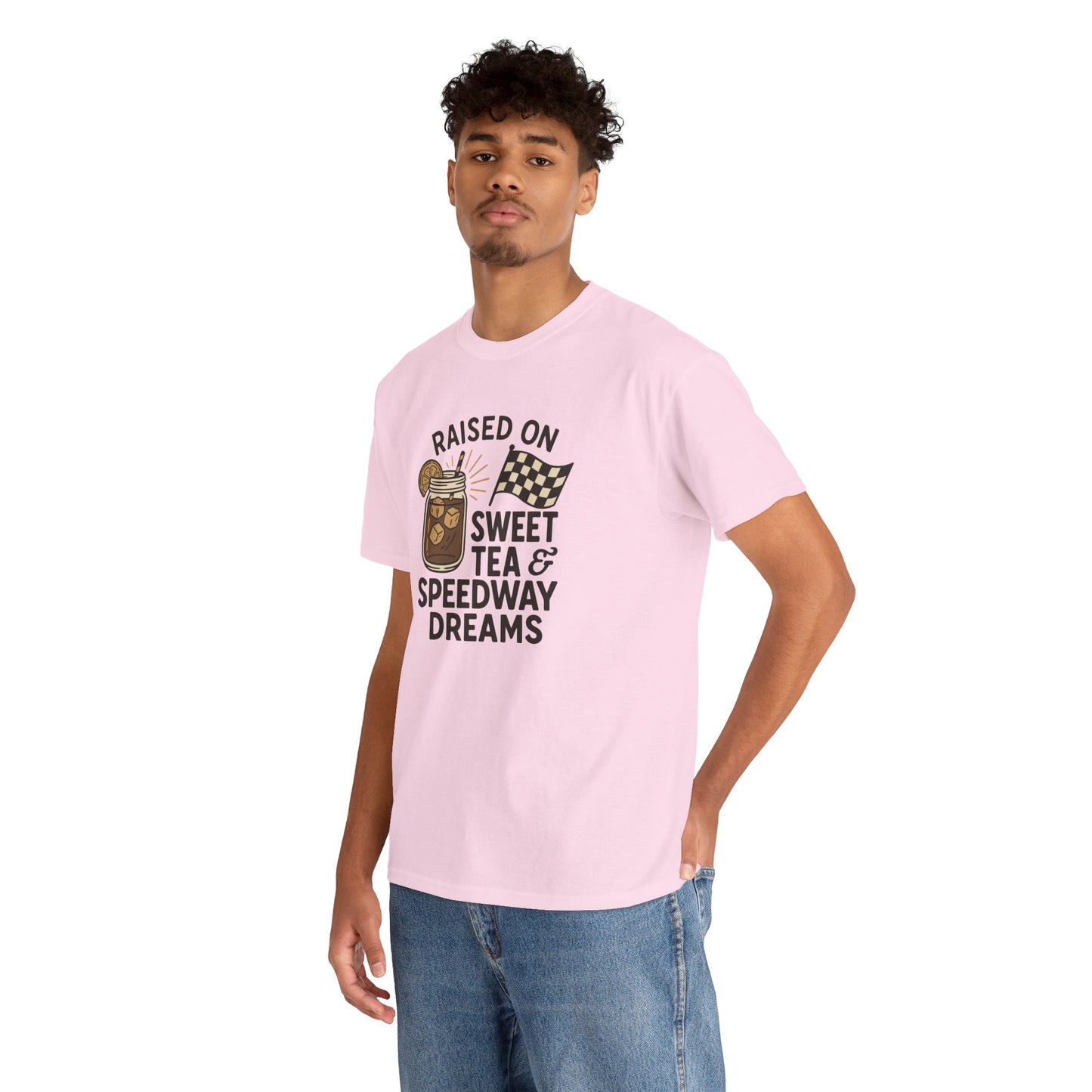 Raised on Sweet Tea & Speedway Dreams Tee