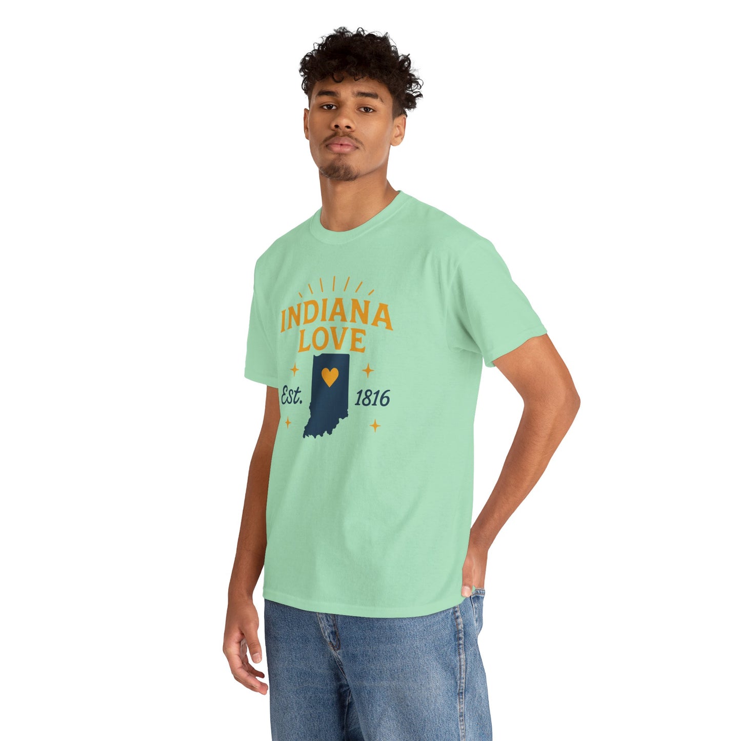 Indiana Love T-Shirt – Est. 1816 State Tee