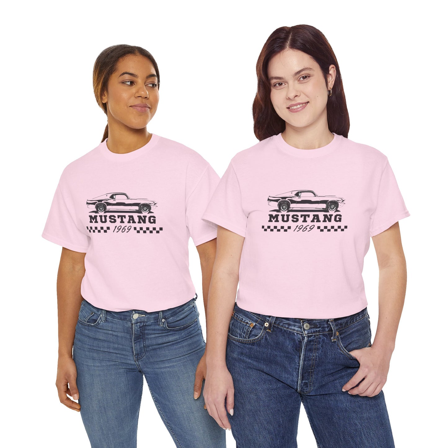 Adult Mustang 1969 Tee — Vintage Muscle Car Graphic Shirt