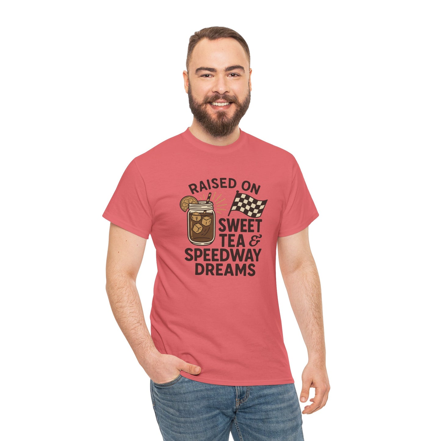 Raised on Sweet Tea & Speedway Dreams Tee