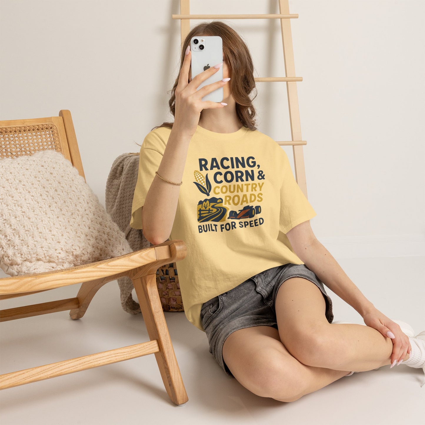 Racing, Corn & Country Roads T-Shirt – Built for Speed Tee