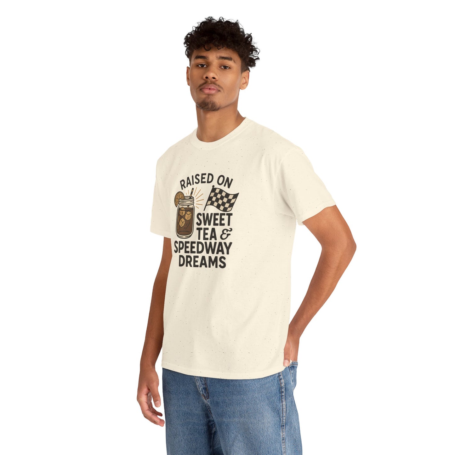 Raised on Sweet Tea & Speedway Dreams Tee