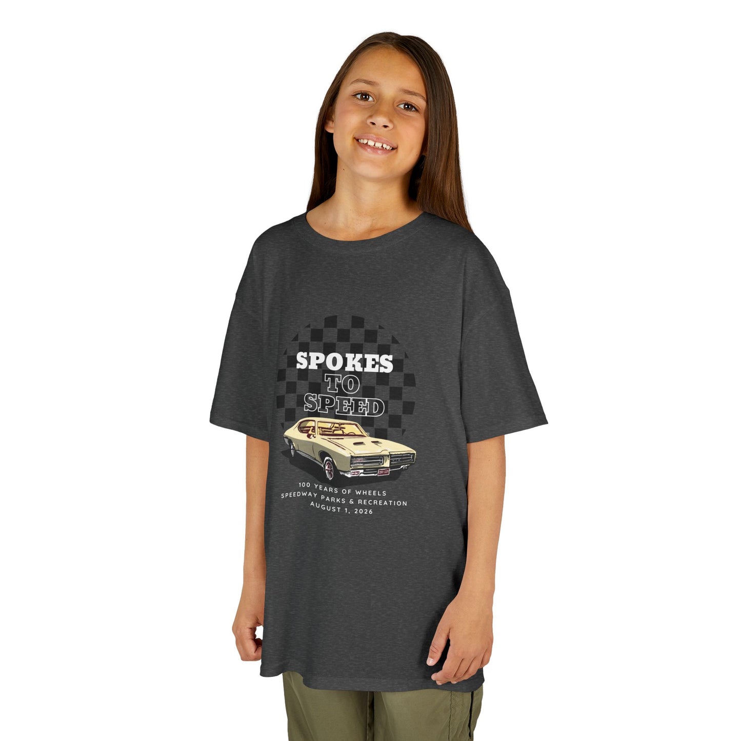 Youth Spokes to Speed t-shirt