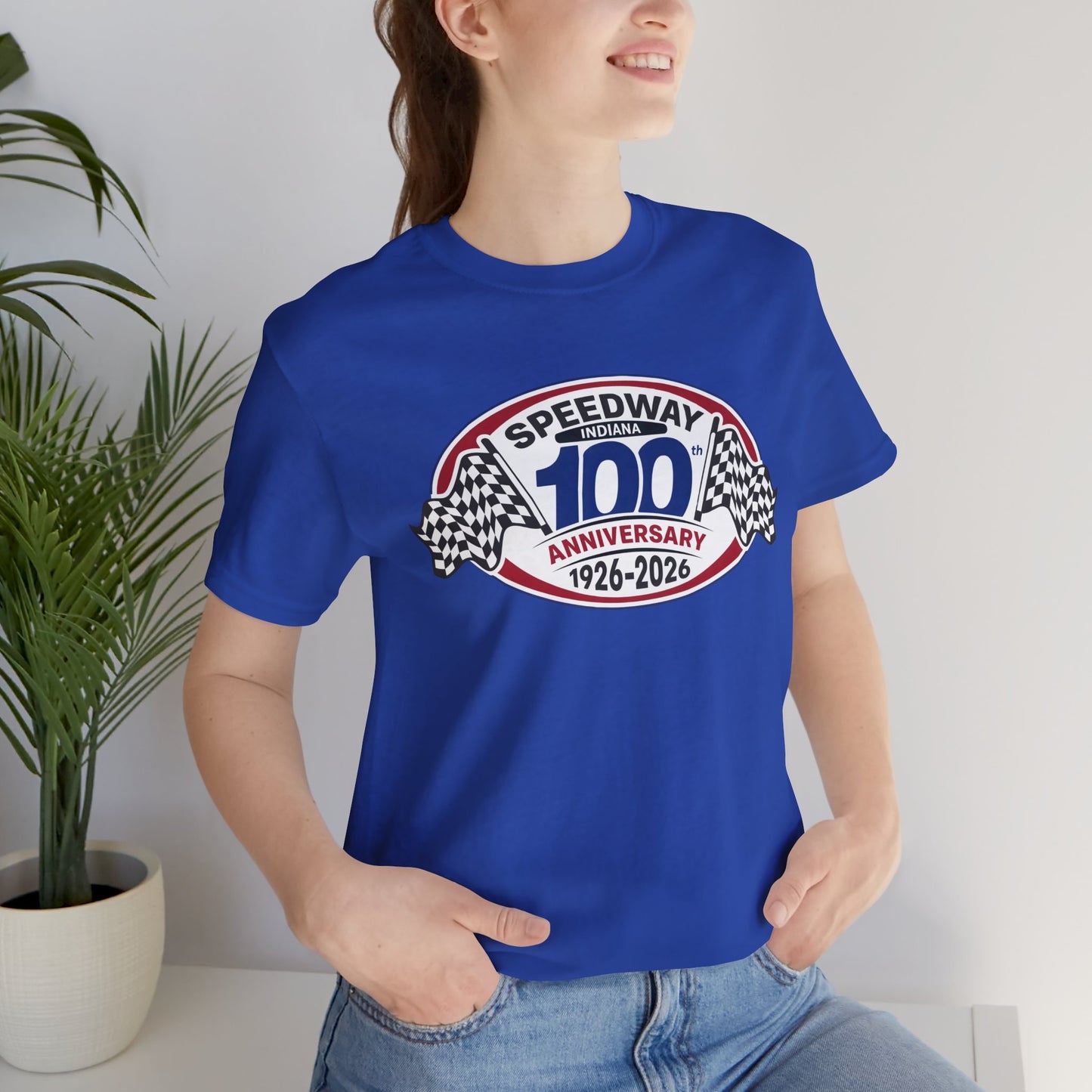 Adult Official Logo Centennial T-Shirt — Speedway '1926–2026'
