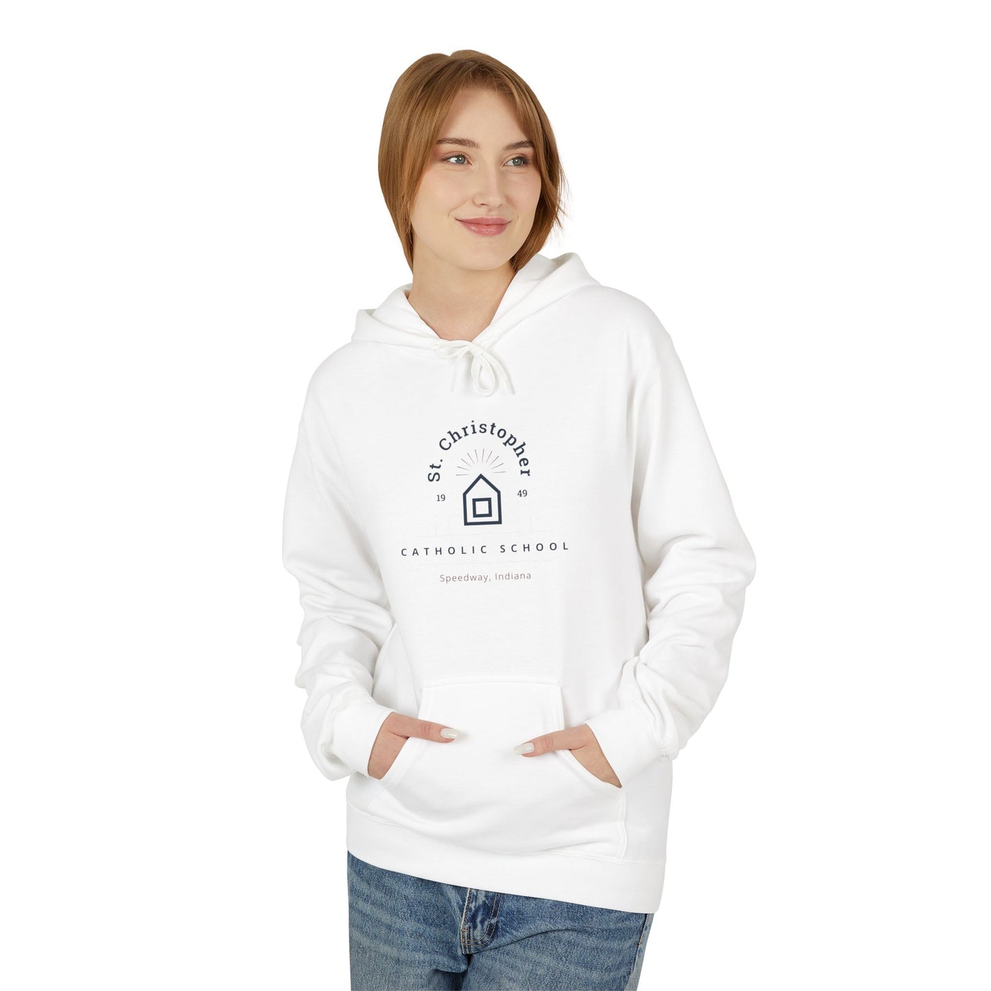 Adult Midweight Softstyle Fleece Hoodie - St. Christopher School
