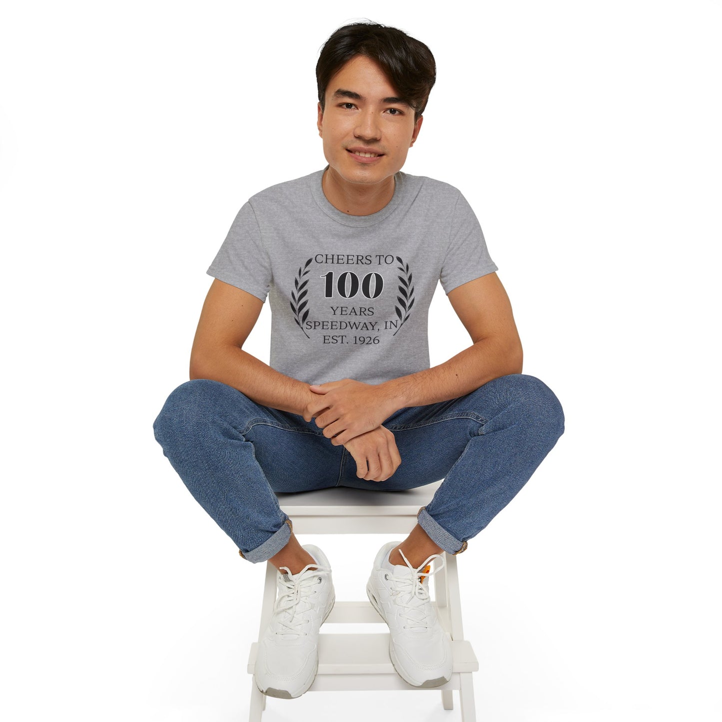 Adult 100th Anniversary - Speedway Cheers Tee