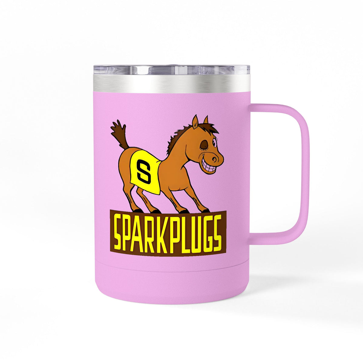 Old School Speedway Logo - 15oz Insulated Coffee Mug Tumbler with Lid