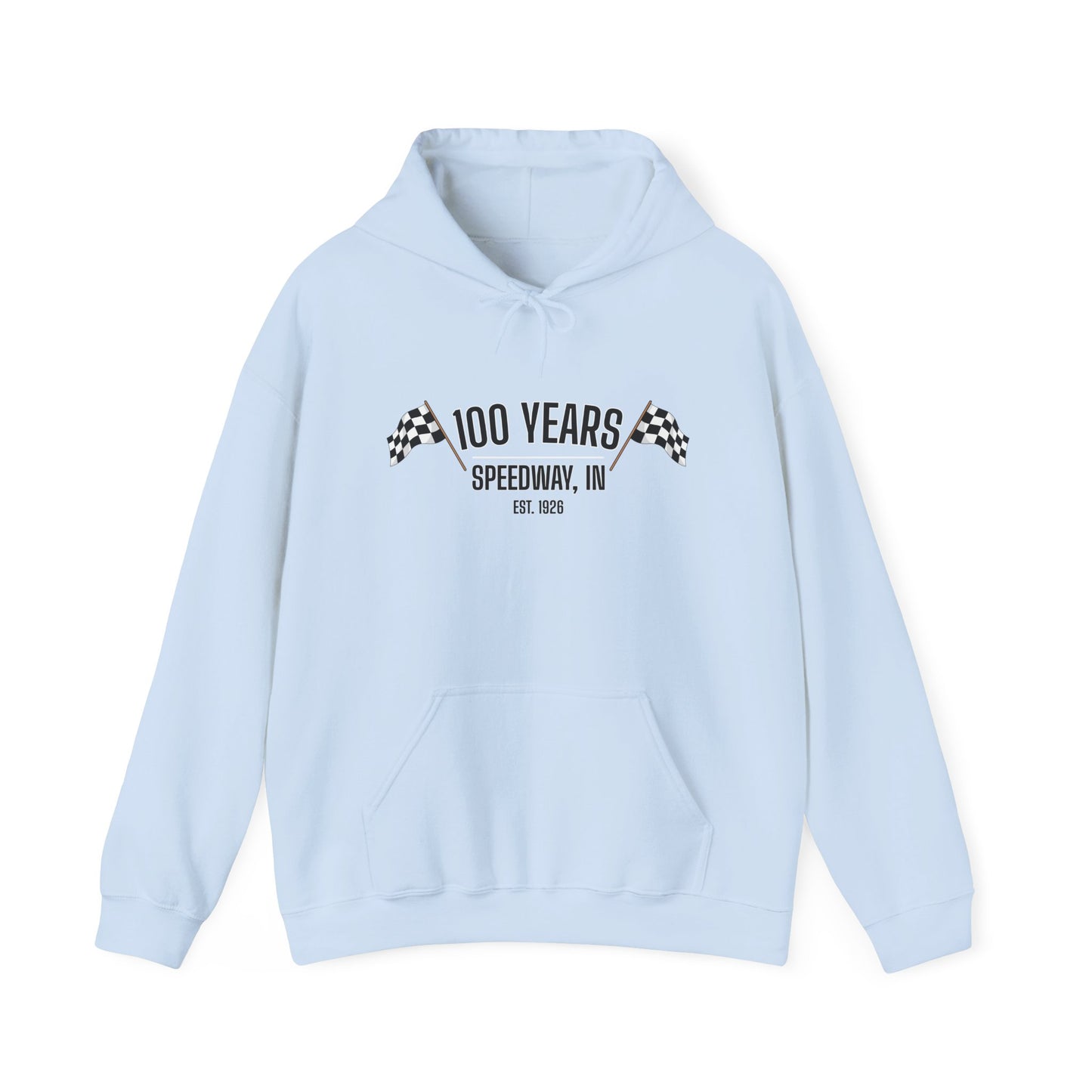 Adult 100th Anniversary - Speedway Flag Hoodie