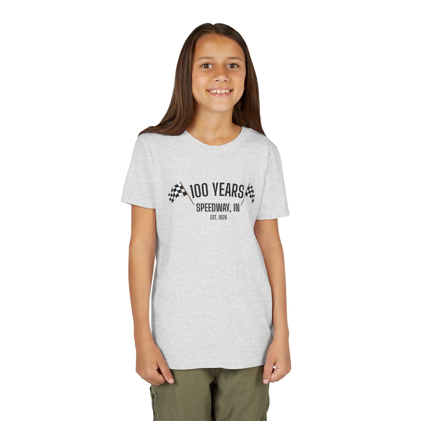Youth 100th Anniversary - Speedway Flag Tee