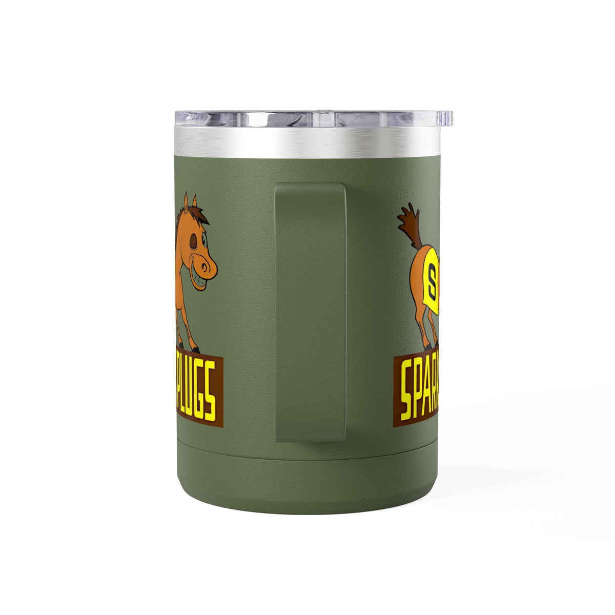 Old School Speedway Logo - 15oz Insulated Coffee Mug Tumbler with Lid