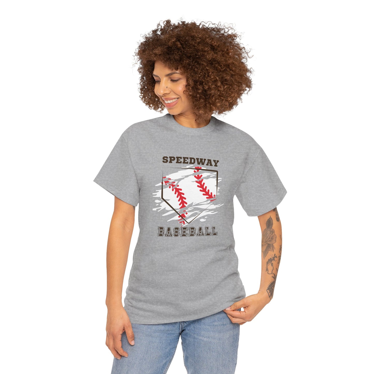 Speedway Baseball T-Shirt — Vintage Distressed Baseball