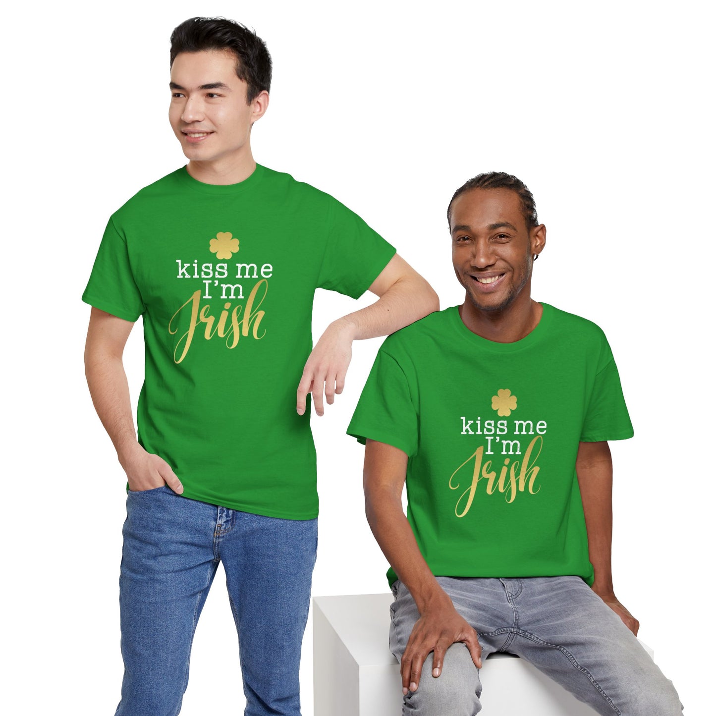 Adult Kiss Me I'm Irish T‑Shirt