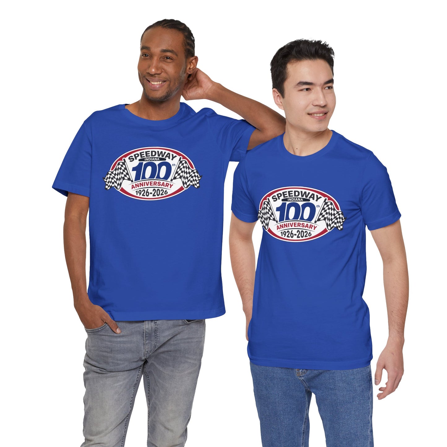 Adult Official Logo Centennial T-Shirt — Speedway '1926–2026'
