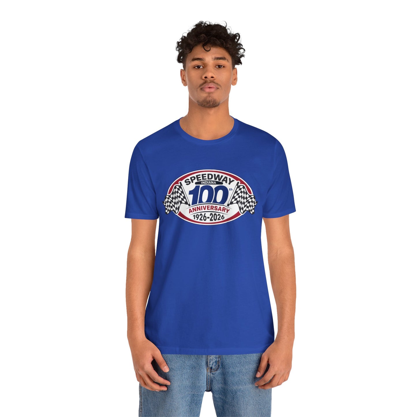 Adult Official Logo Centennial T-Shirt — Speedway '1926–2026'