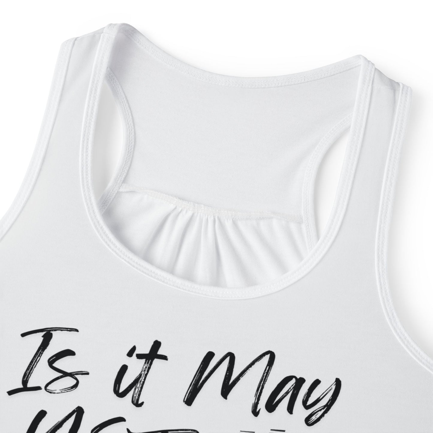 Adult - Is It May Yet? Tank Top Racing Checkered Flag Women's Tank