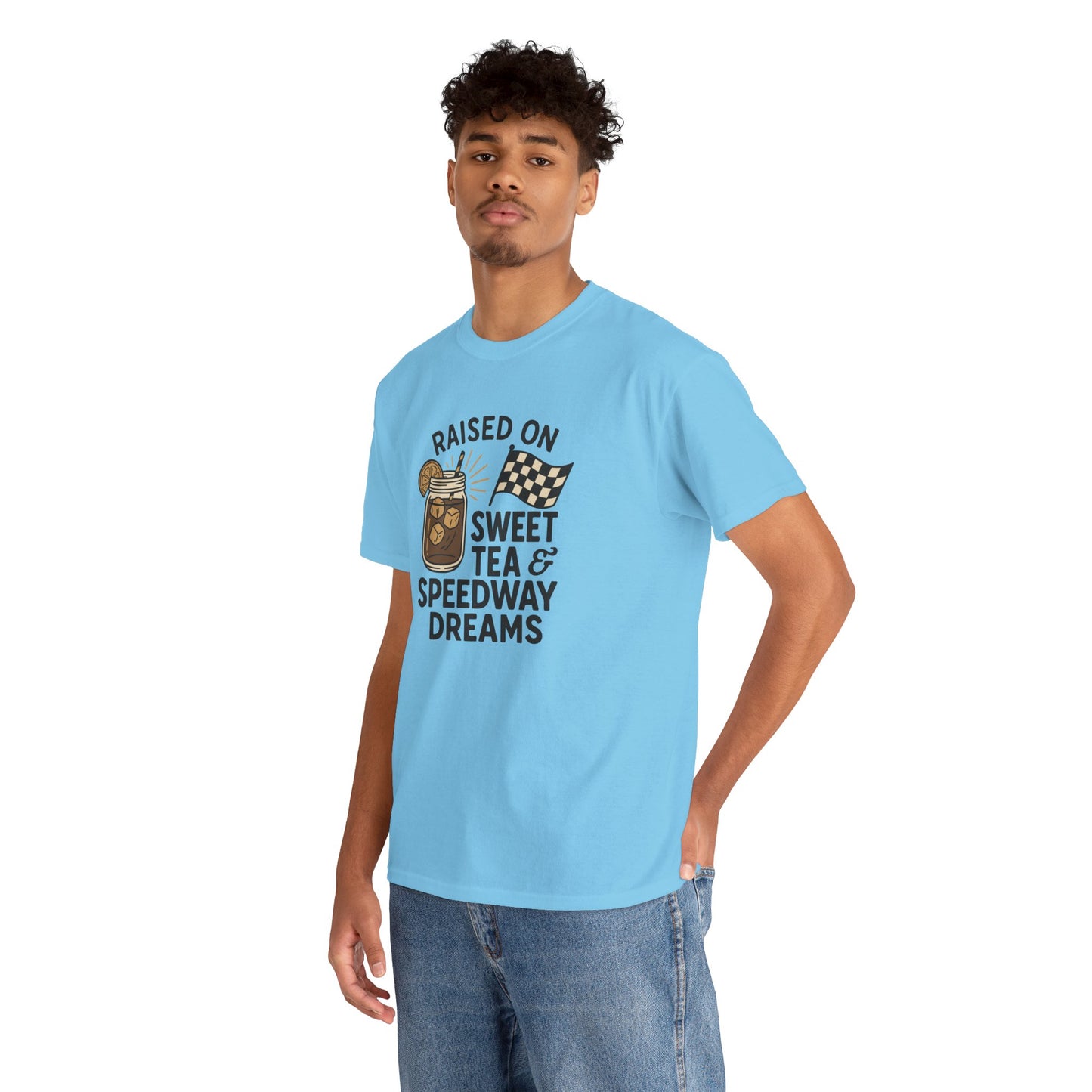 Raised on Sweet Tea & Speedway Dreams Tee