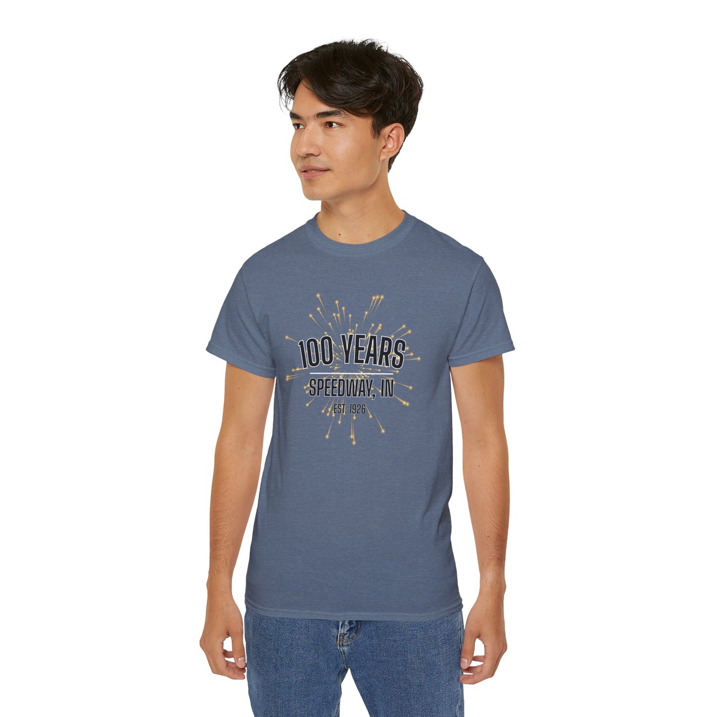 Adult 100th Anniversary - Speedway Firework Tee