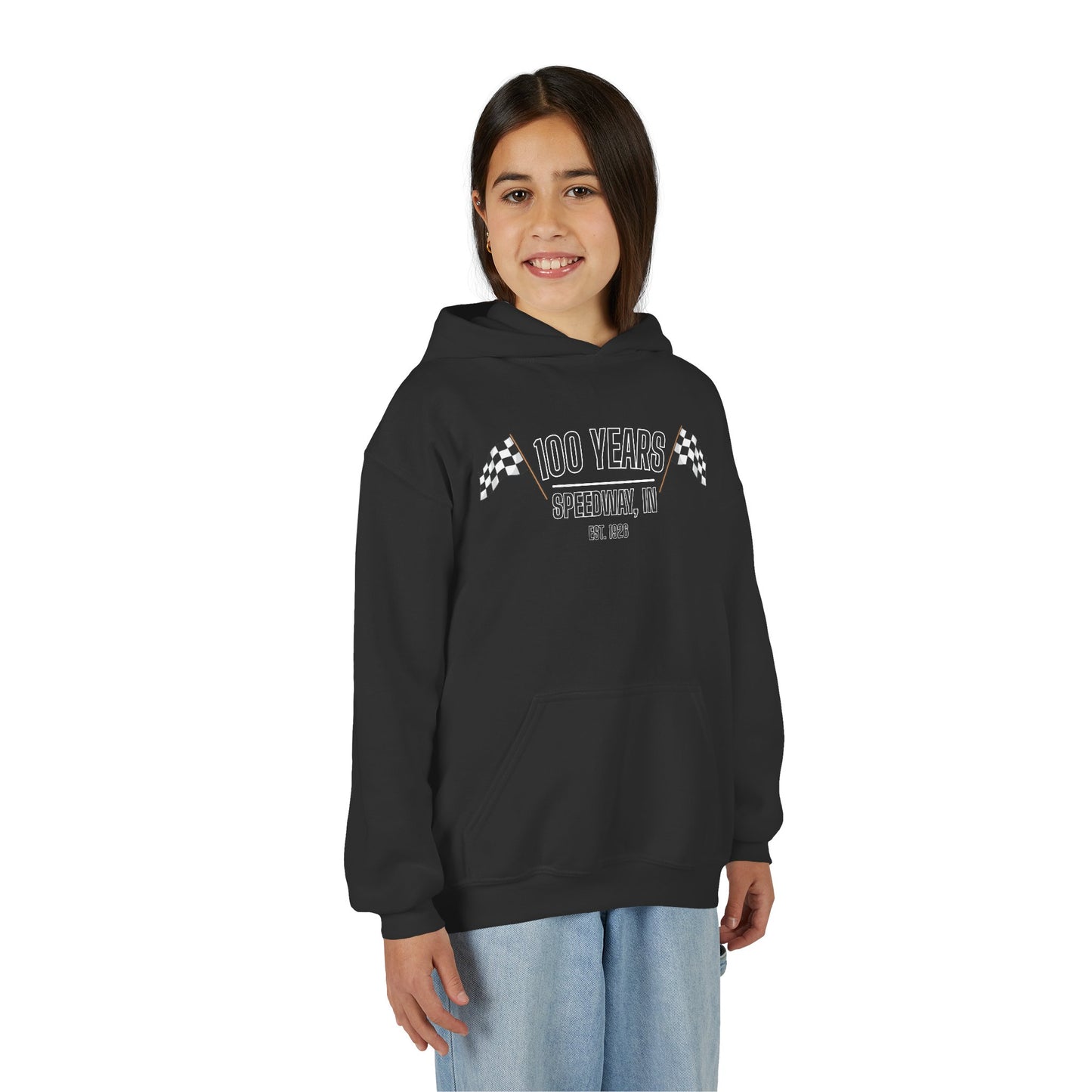 Youth 100th Anniversary - Speedway Flag Hoodie