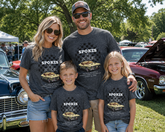 Adult Spokes to Speed t-shirt