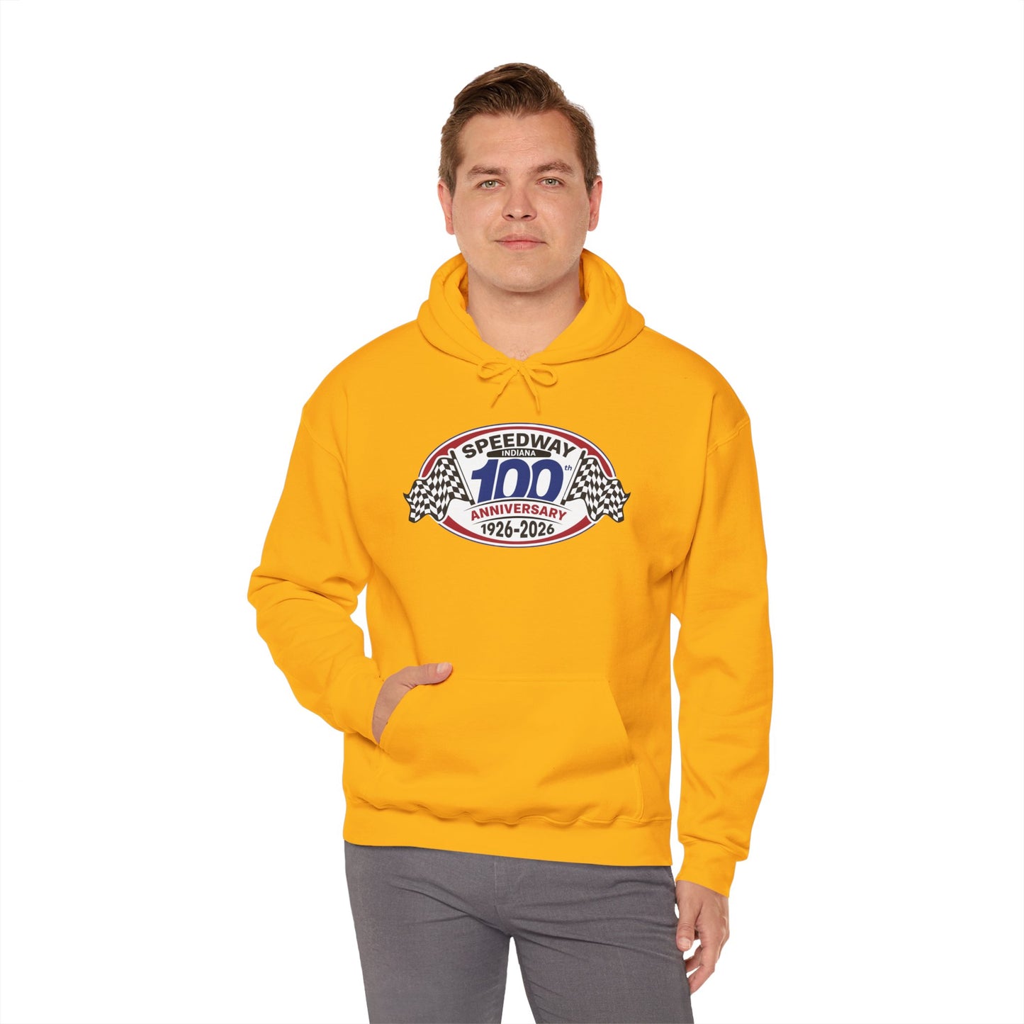 Adult Official Logo Centennial Sweatshirt — Speedway '1926–2026'