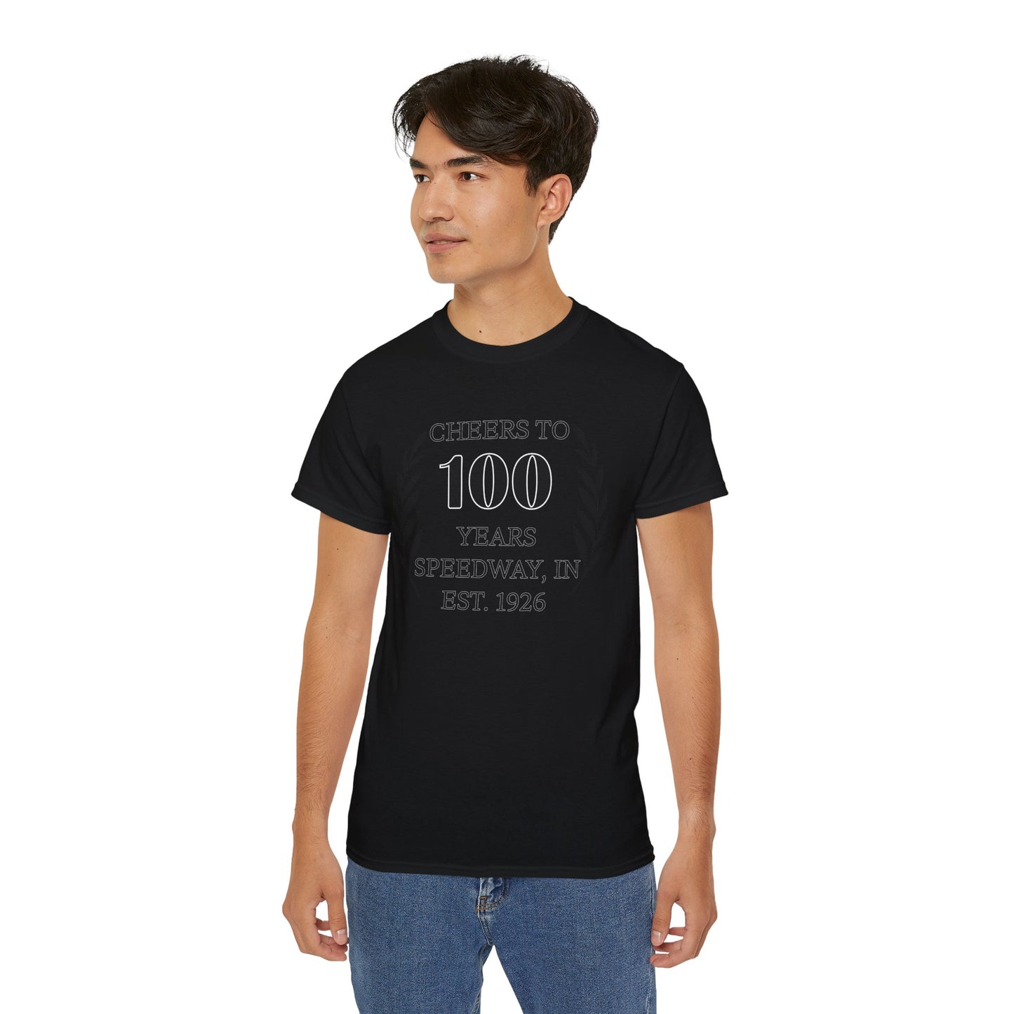 Adult 100th Anniversary - Speedway Cheers Tee