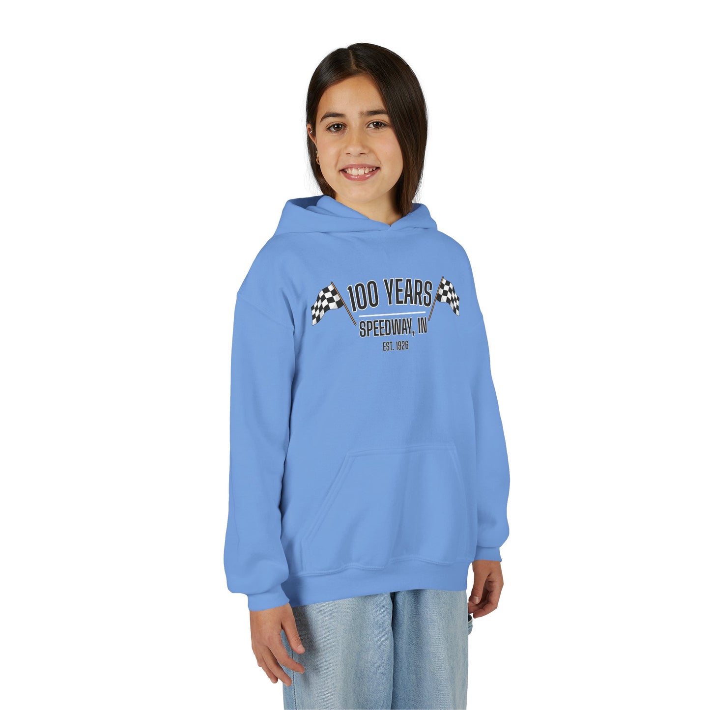 Youth 100th Anniversary - Speedway Flag Hoodie