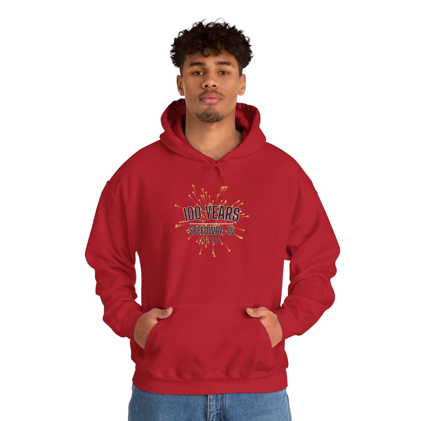 Adult 100th Anniversary - Speedway Firework Hoodie