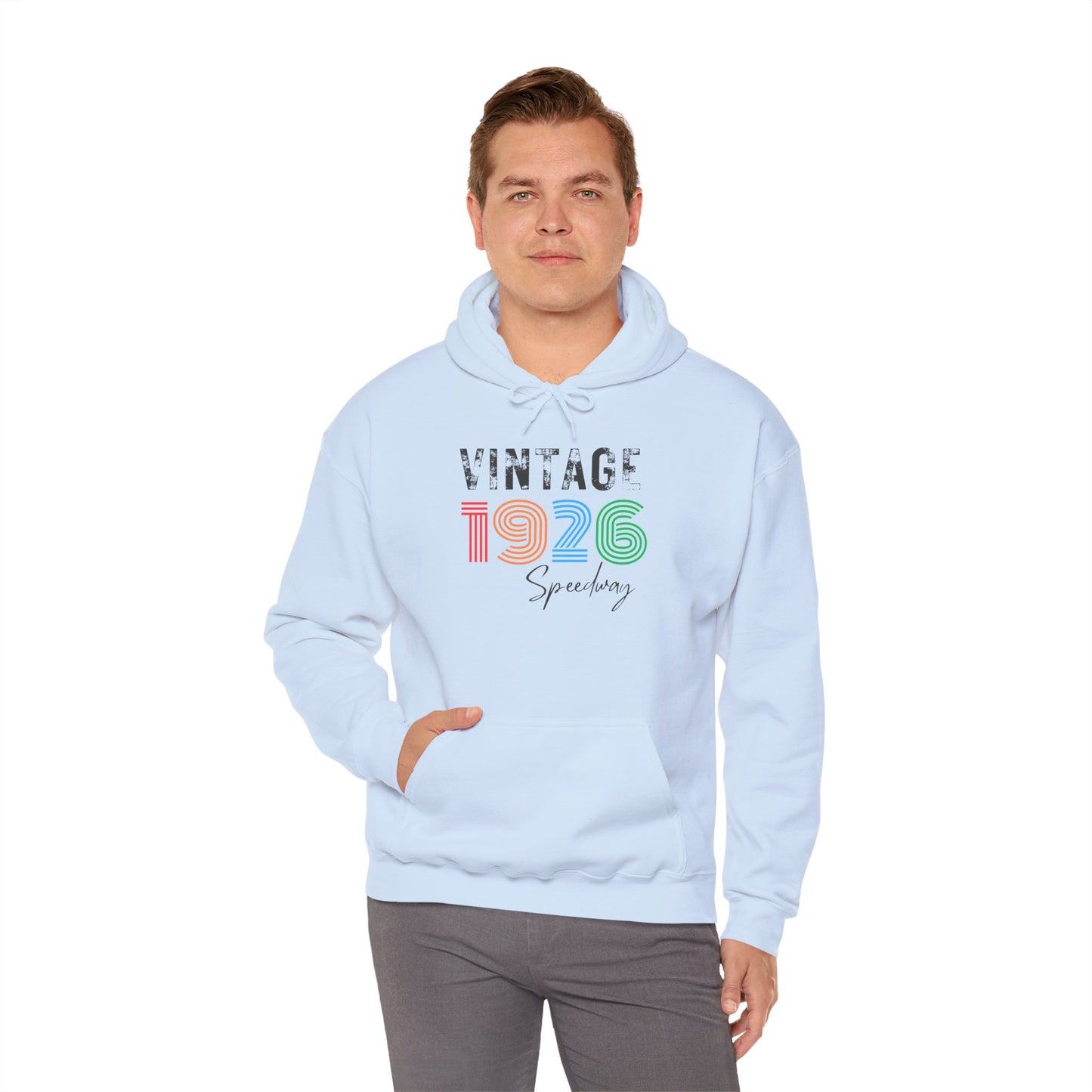 Adult 100th Anniversary - Speedway Vintage Hoodie
