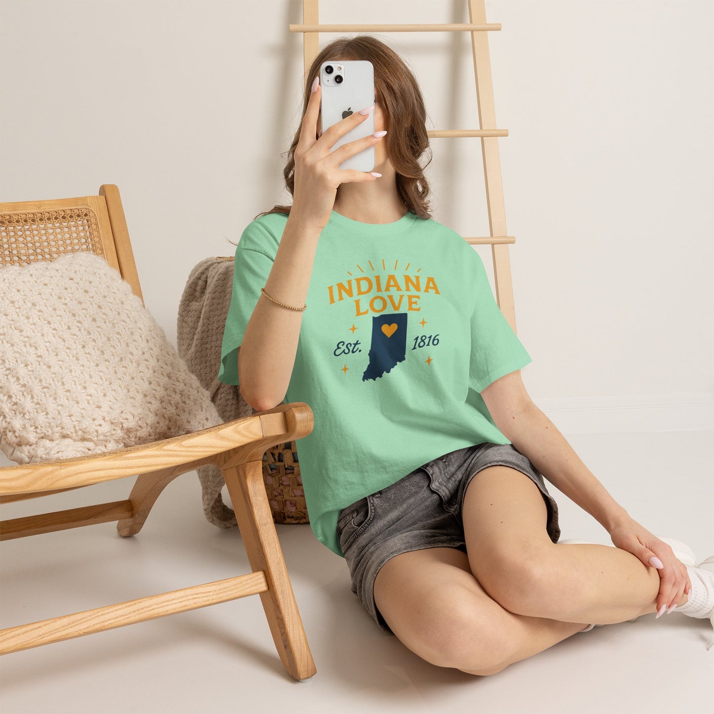 Indiana Love T-Shirt – Est. 1816 State Tee