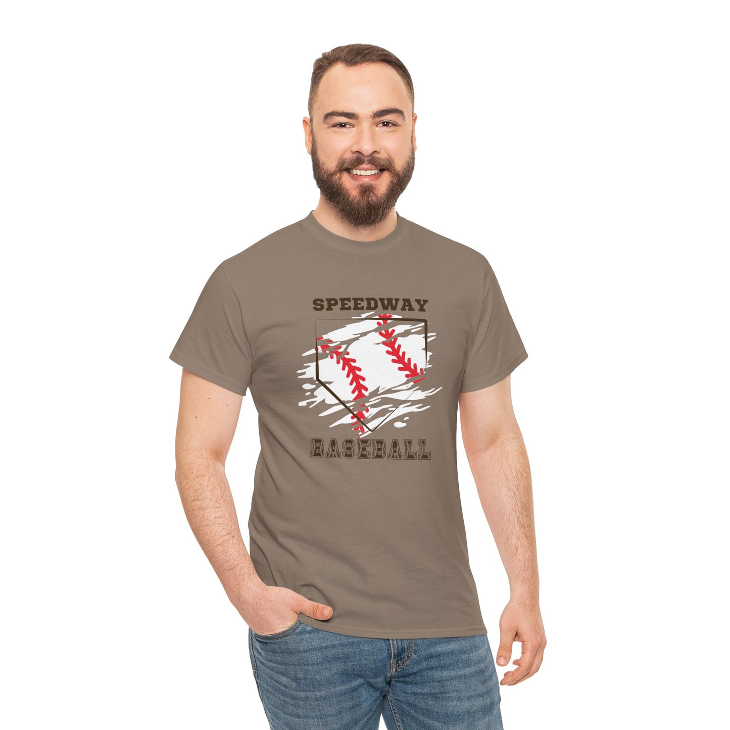Speedway Baseball T-Shirt — Vintage Distressed Baseball