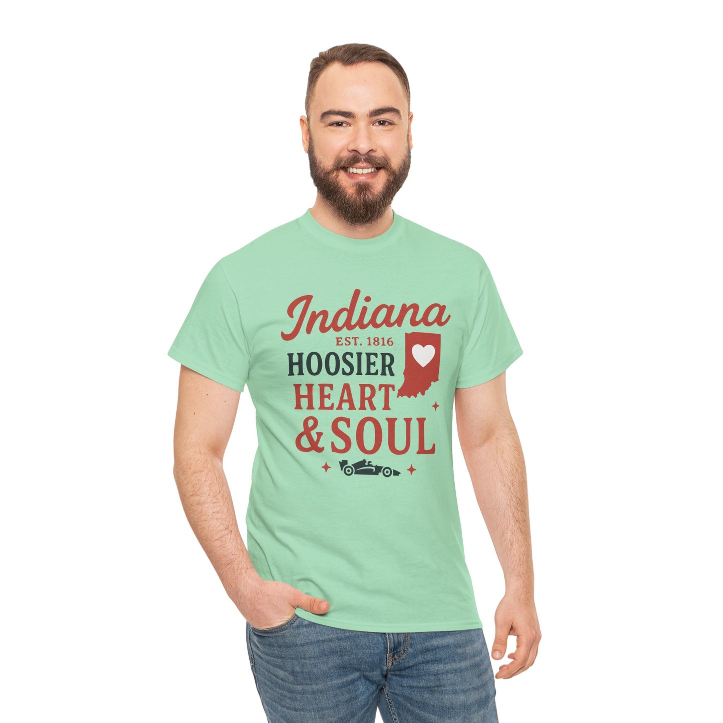 Indiana Hoosier Heart & Soul T-Shirt