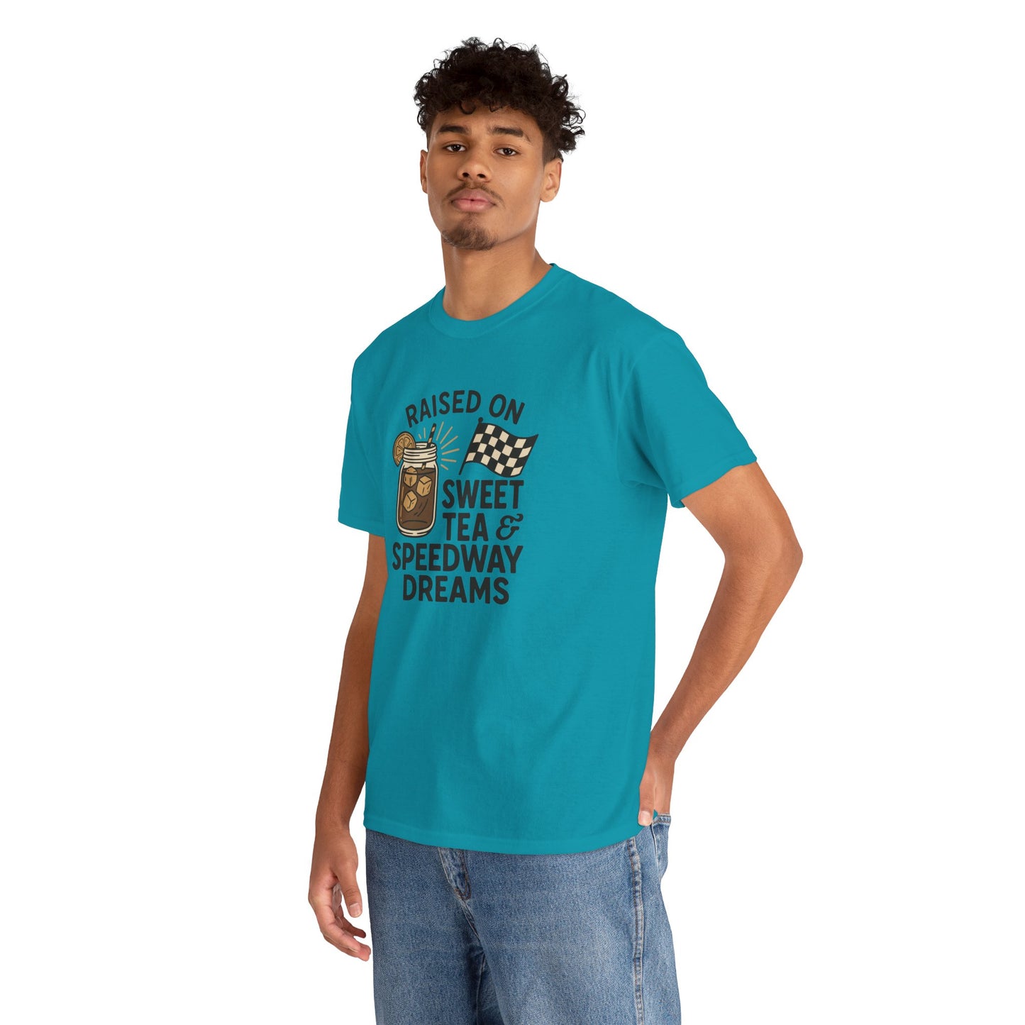 Raised on Sweet Tea & Speedway Dreams Tee